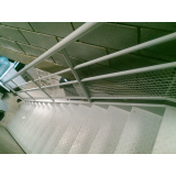 corrimão em aço para escada Jardim Santa Terezinha