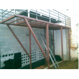fabrica de estruturas metálica de mezanino Água Rasa