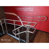 fabricante de corrimão de escada de inox Aricanduva