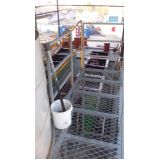 grade de piso em aço carbono Santa Isabel