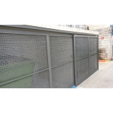 porta de aço fechada Itaim Paulista