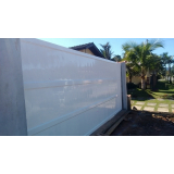 portão em alumínio orçamento Jd São joão