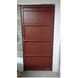 portas de aço com postigo Poá